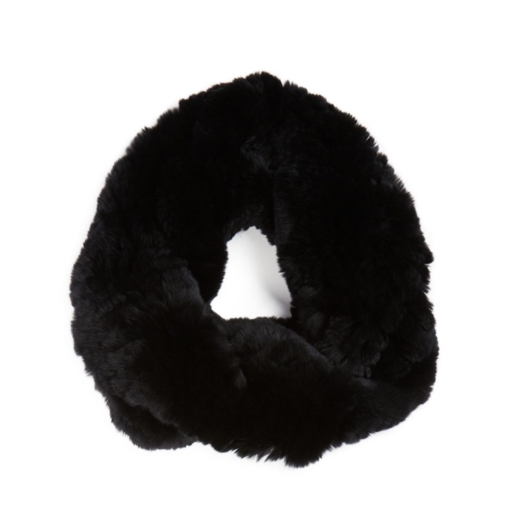 Ann Taylor infinity Faux Fur Scarf - Picture 2 of 10